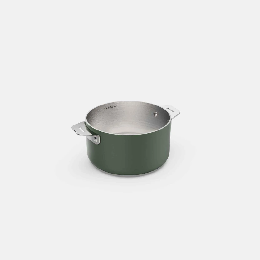 [6953-MERAS20RO] La Merveilleuse Casserole Inox 20Cm - Guimauve