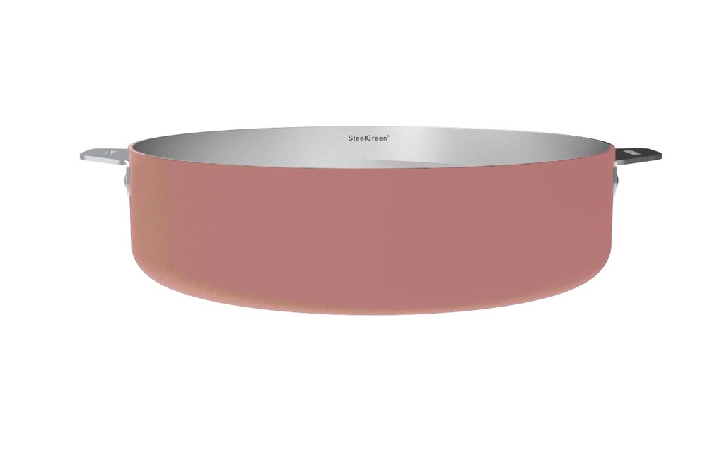 La Merveilleuse Sauteuse Inox 28Cm - Guimauve