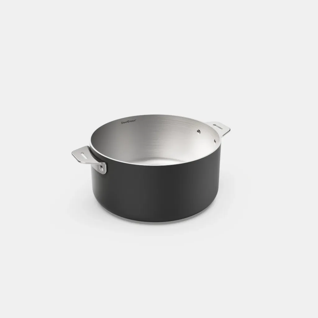 [6953-MERAS16NO] La Merveilleuse Casserole Inox 16Cm - Graphite