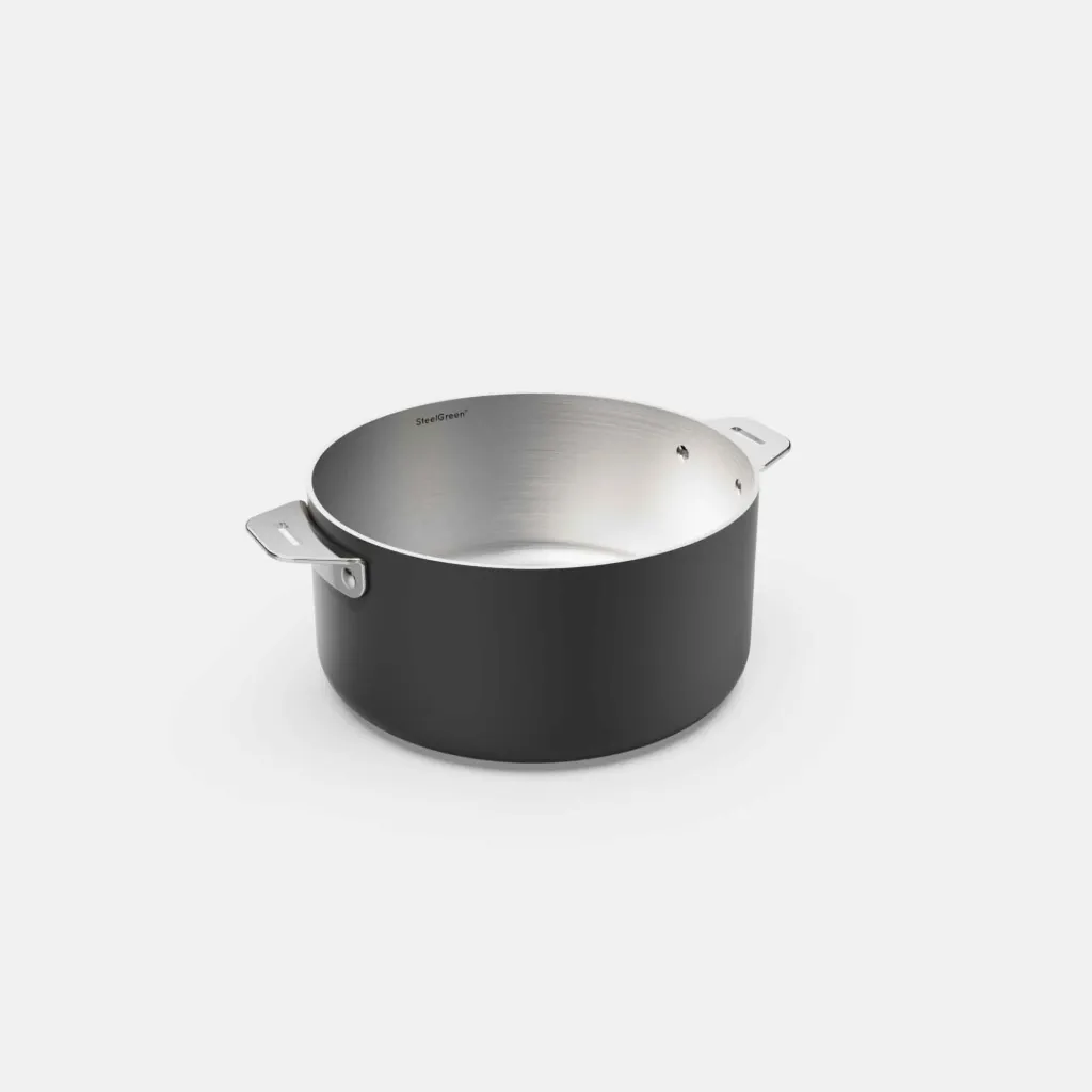 [6953-MERAS20NO] La Merveilleuse Casserole Inox 20Cm - Graphite