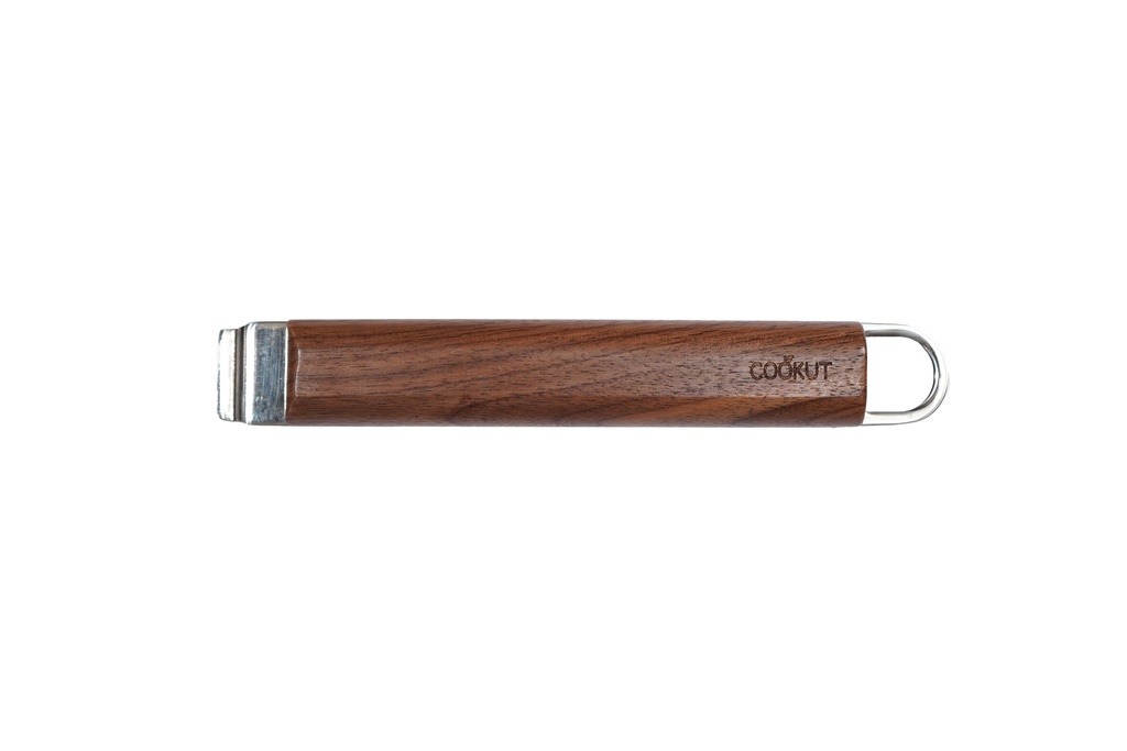 La Merveilleuse Poignee Longue Inox Amovible - Noyer