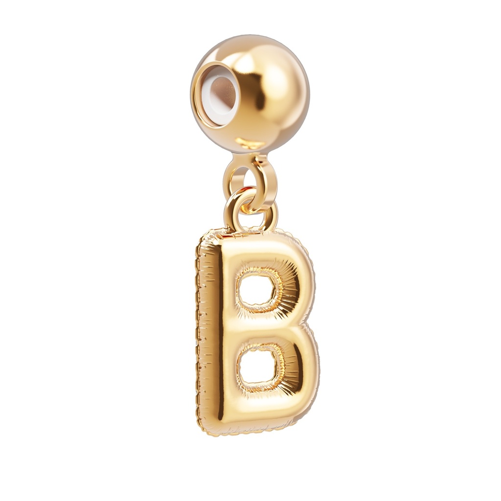 [6938-CHP0002] Charm Lettre B
