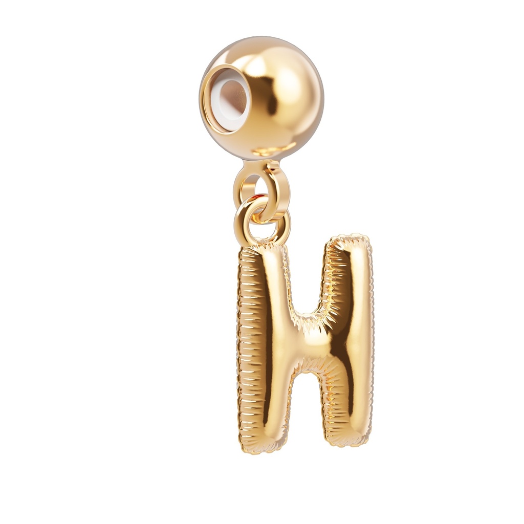 [6938-CHP0008] Charm Lettre H