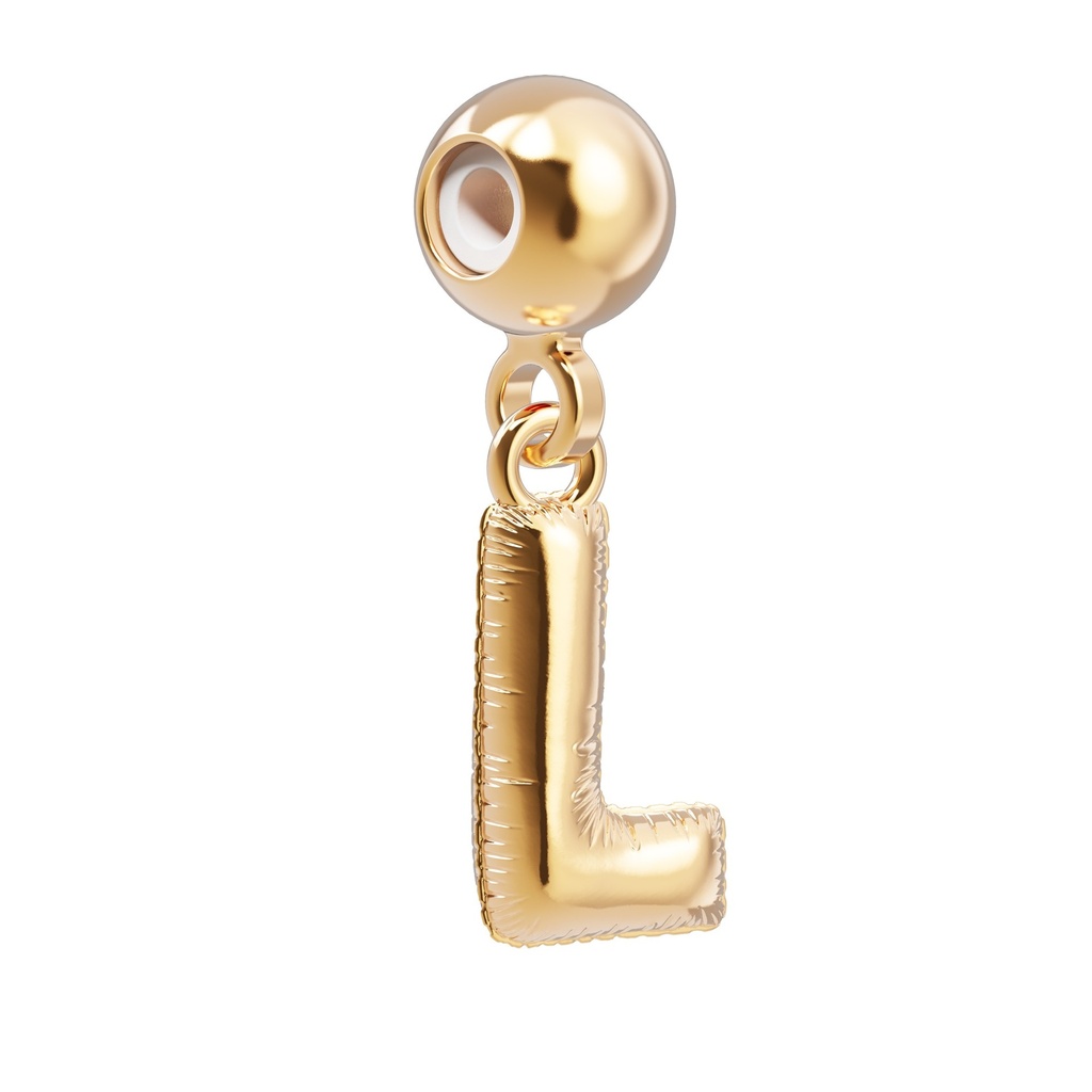 [6938-CHP0012] Charm Lettre L
