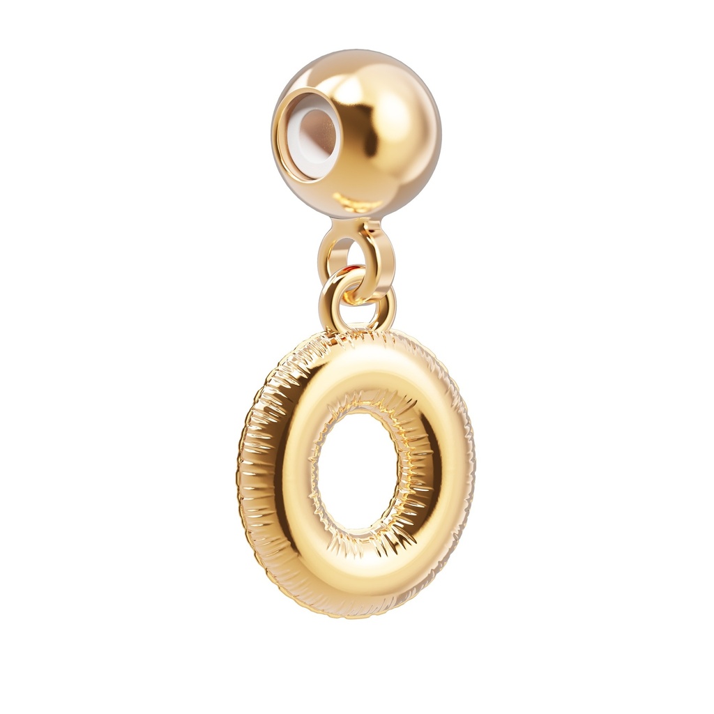 [6938-CHP0015] Charm Lettre O