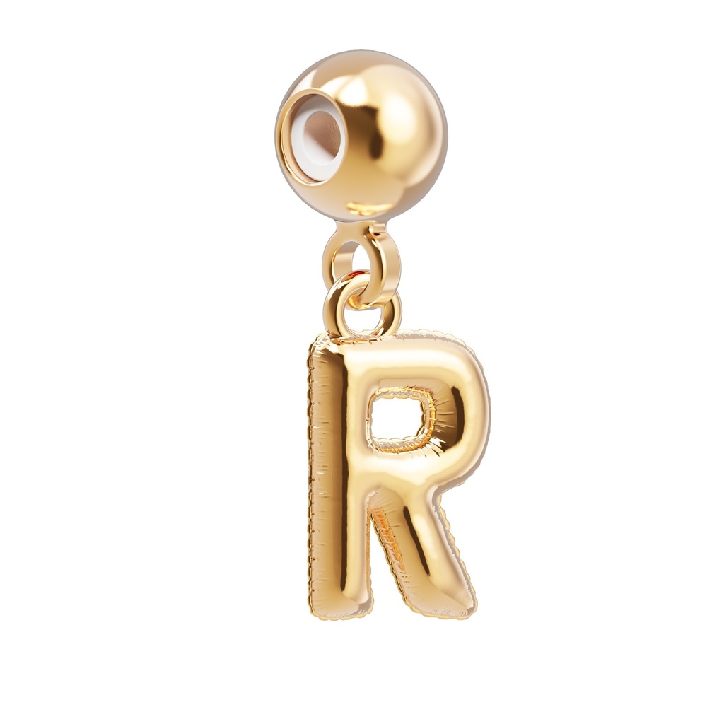 [6938-CHP0018] Charm Lettre R