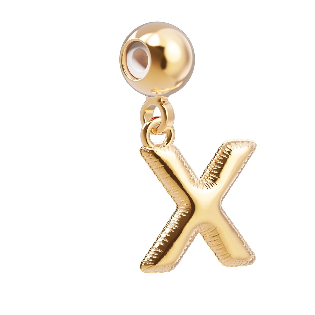 [6938-CHP0024] Charm Lettre X