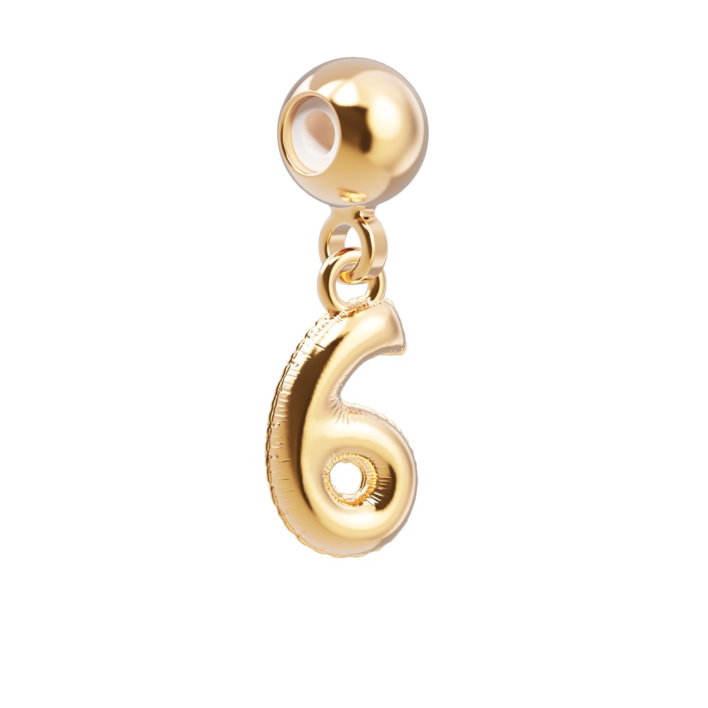 Charm Nombre 6