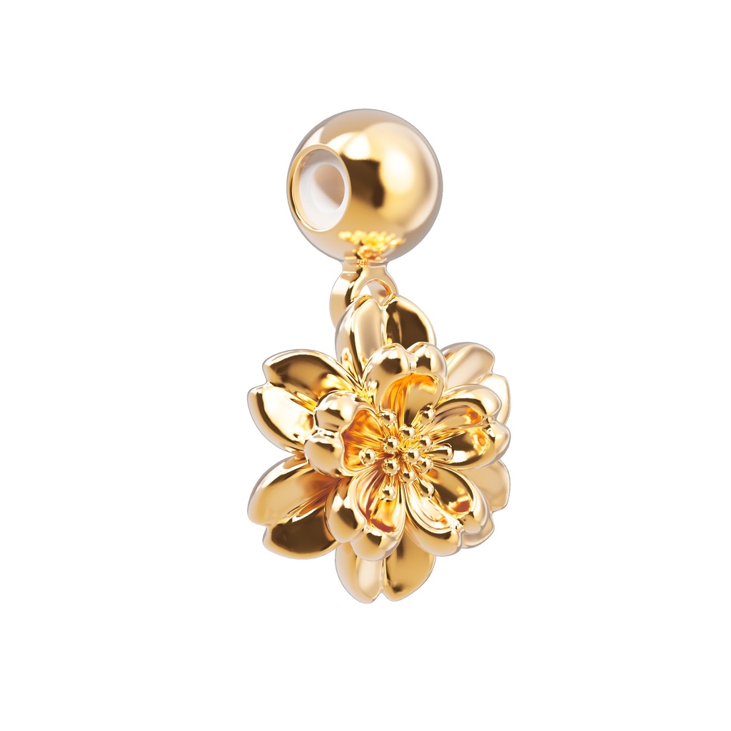 [6938-CHP0191] Charm Fleur de Cerisier