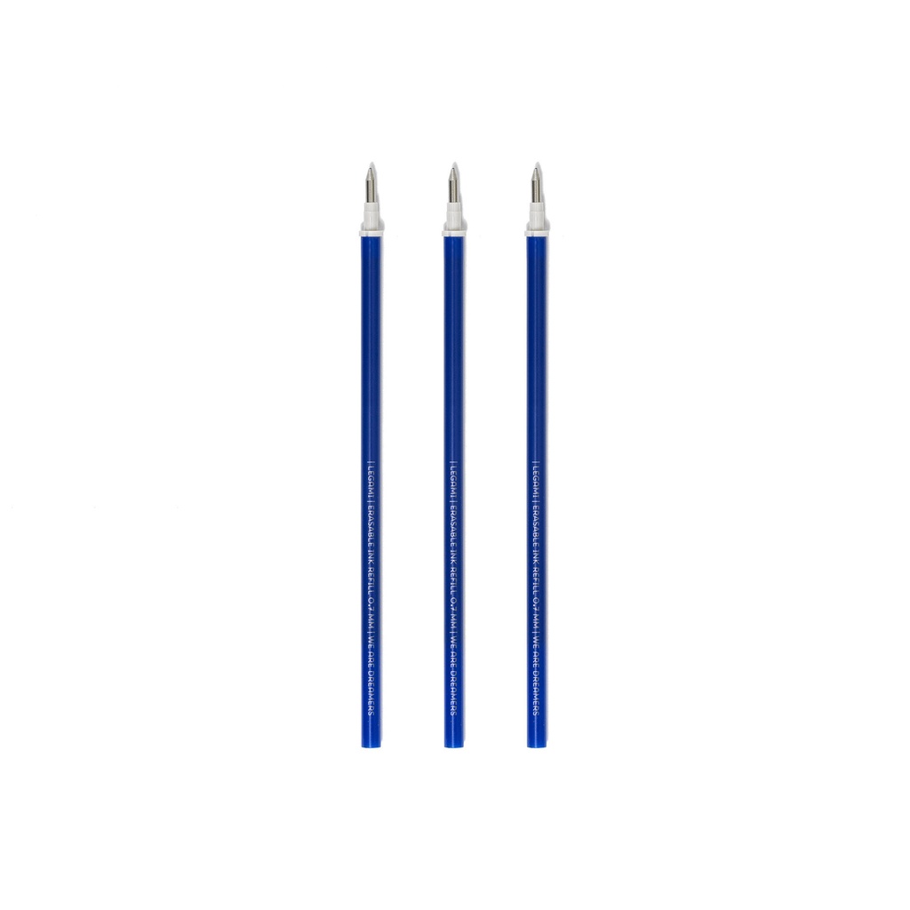 [2694-REFEP0005] 3 Pcs Recharges Pour Stylos Effaçables - Recharges Pour Stylos Effaçables - Bleu