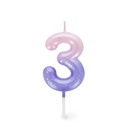 Bougie Anniversaire-3-Rose