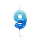 Bougie Anniversaire-9-Bleu
