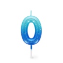 Bougie Anniversaire-0-Bleu