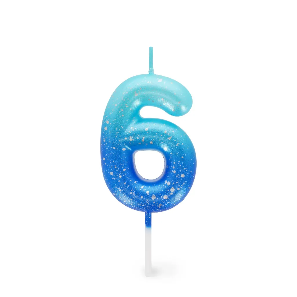 Bougie Anniversaire-6-Bleu