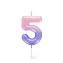 Bougie Anniversaire-5-Rose