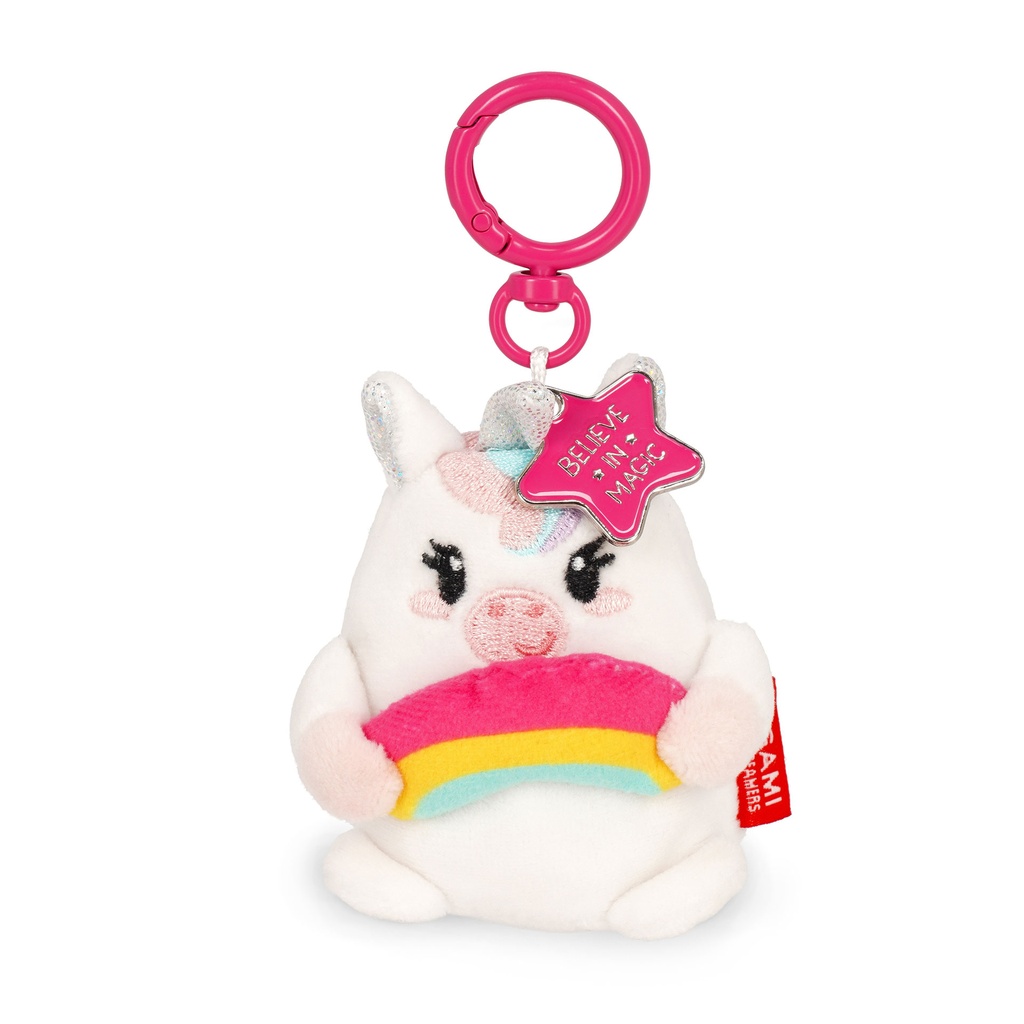 PORTE-CLÉS EN PELUCHE - SUPER SOFT! - TINY - UNICORN
