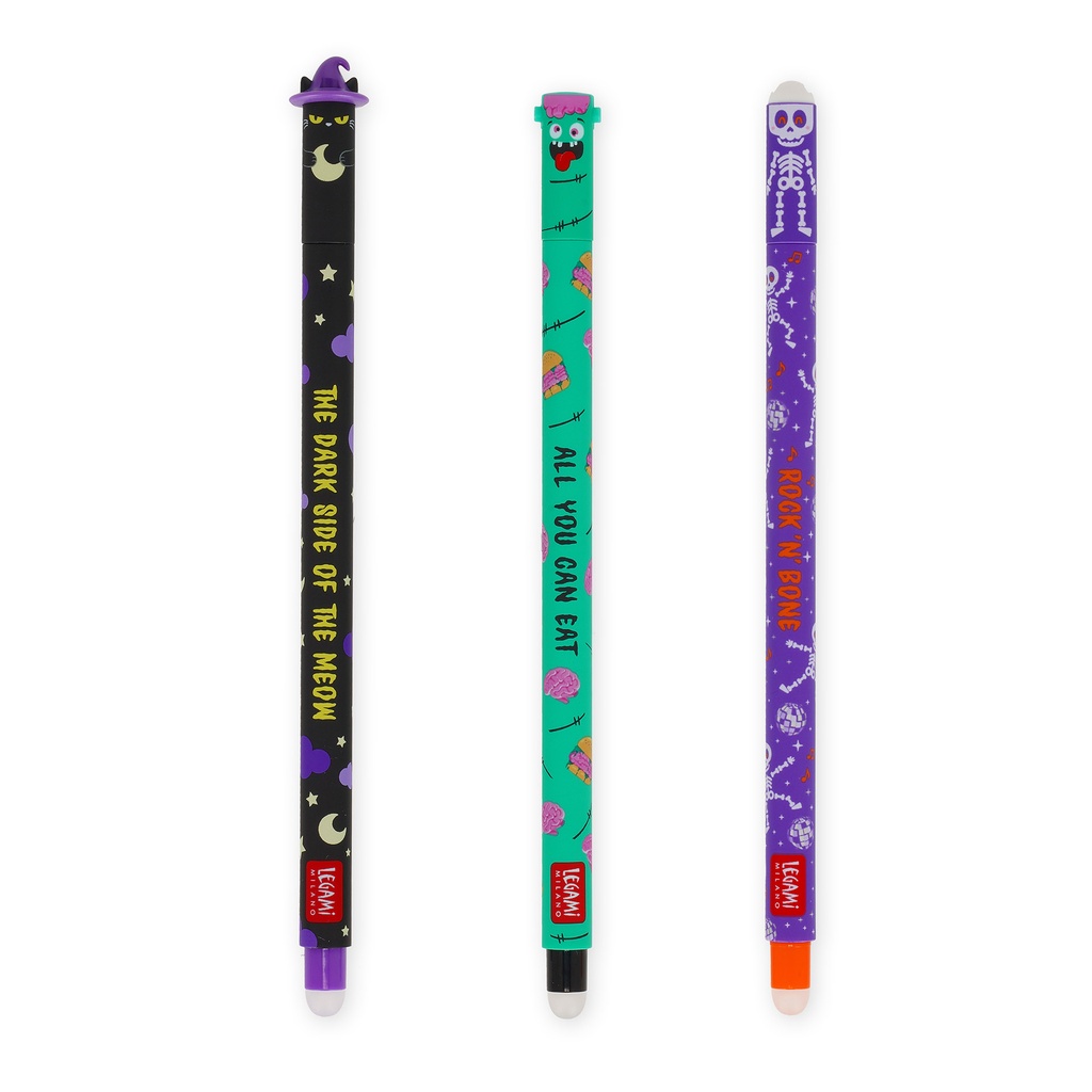 [2694-EPSET0013] Set de 3 Stylos Gel Effaçables - The Boo Crew