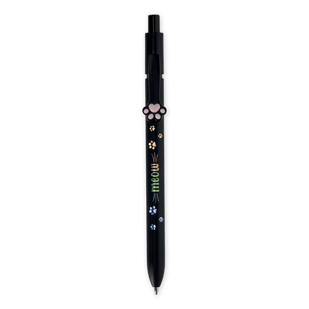 Stylo à Bille Chat Meow – Encre Noire