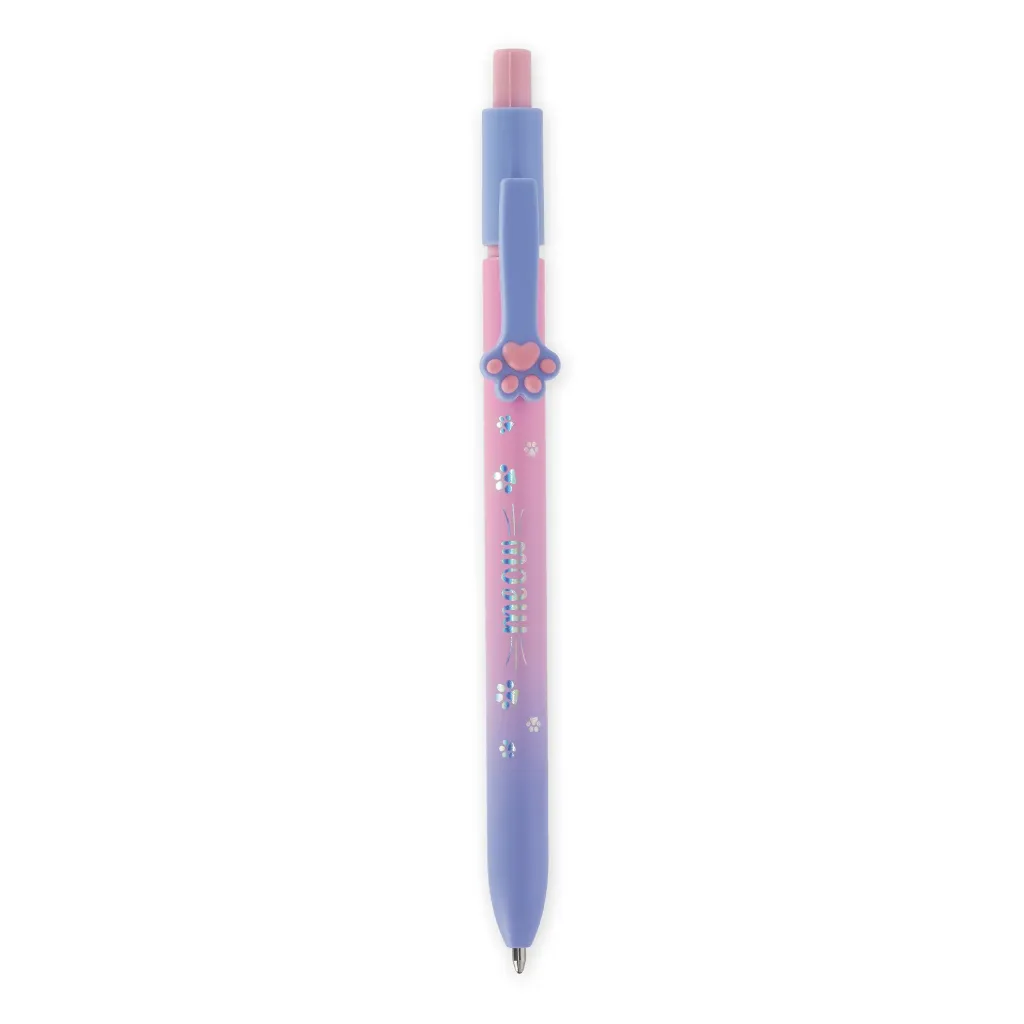 Stylo à Bille Chat Meow – Encre Noire