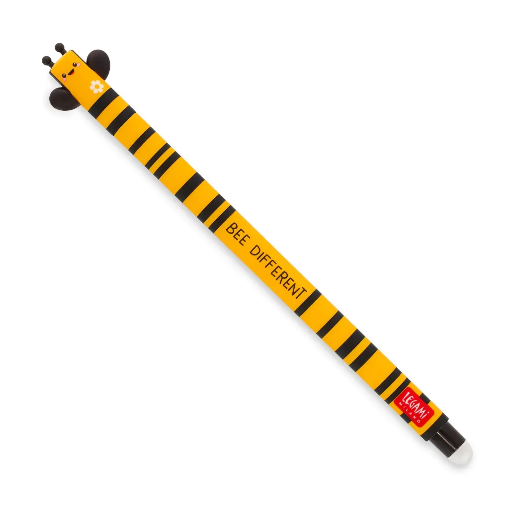 [2694-EP0029] Stylo Gel Effaçable Abeille – Encre Noire 0,7 mm