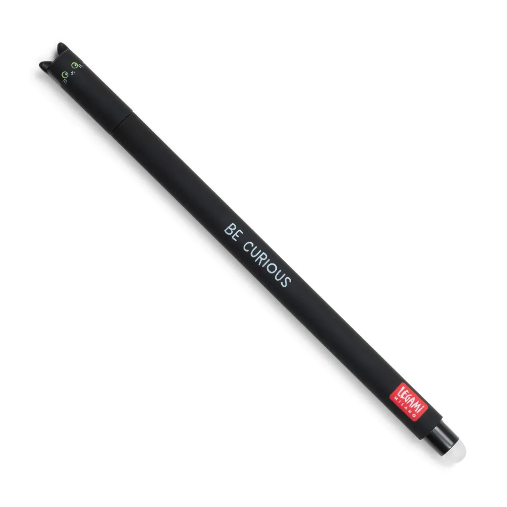 [2694-EP0005] Stylo À Encre Gel Effaçable - Erasable Pen - Chat