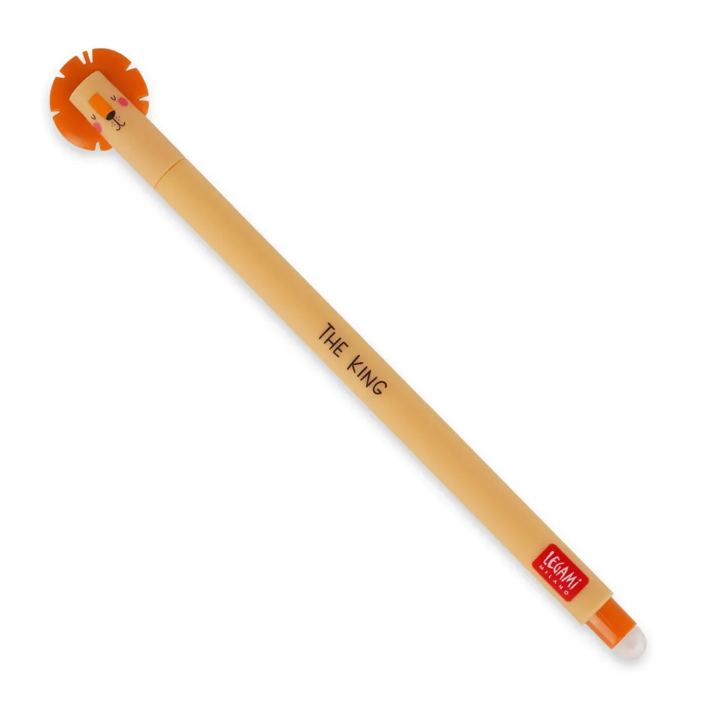 [2694-EP0017] Stylo Gel Effaçable - Stylo Effaçable - Lion