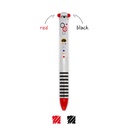 Stylo à Bille 2 Couleurs Click&Clack – Robot – Encres Noire + Rouge – Pointe 1,0 mm