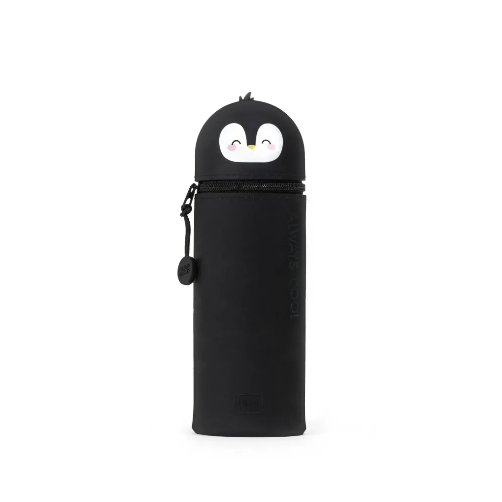 Kawaii - 2-In-1 Silicone Trousse - Penguin