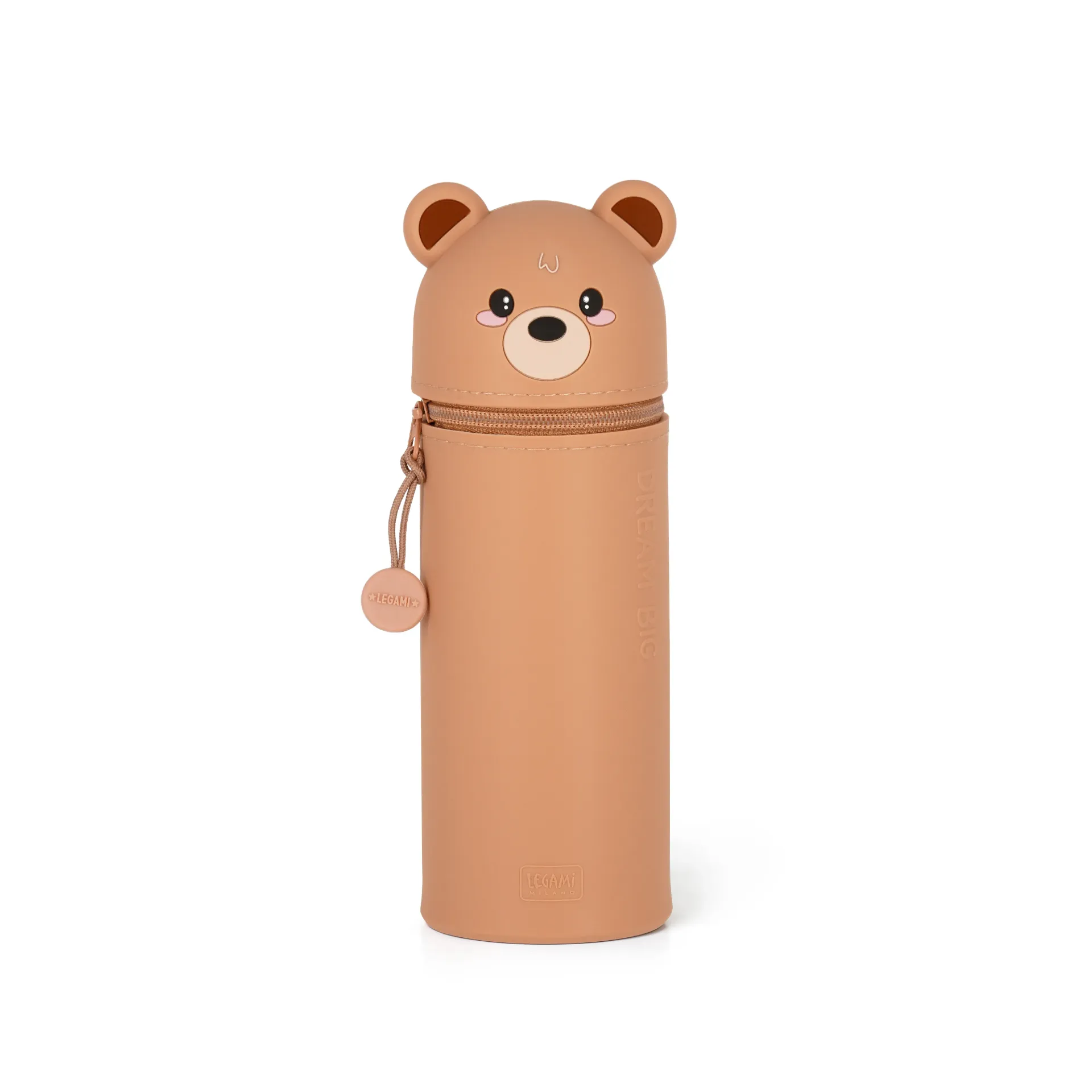 Trousse 2 en 1 Silicone Kawaii Ours en Peluche