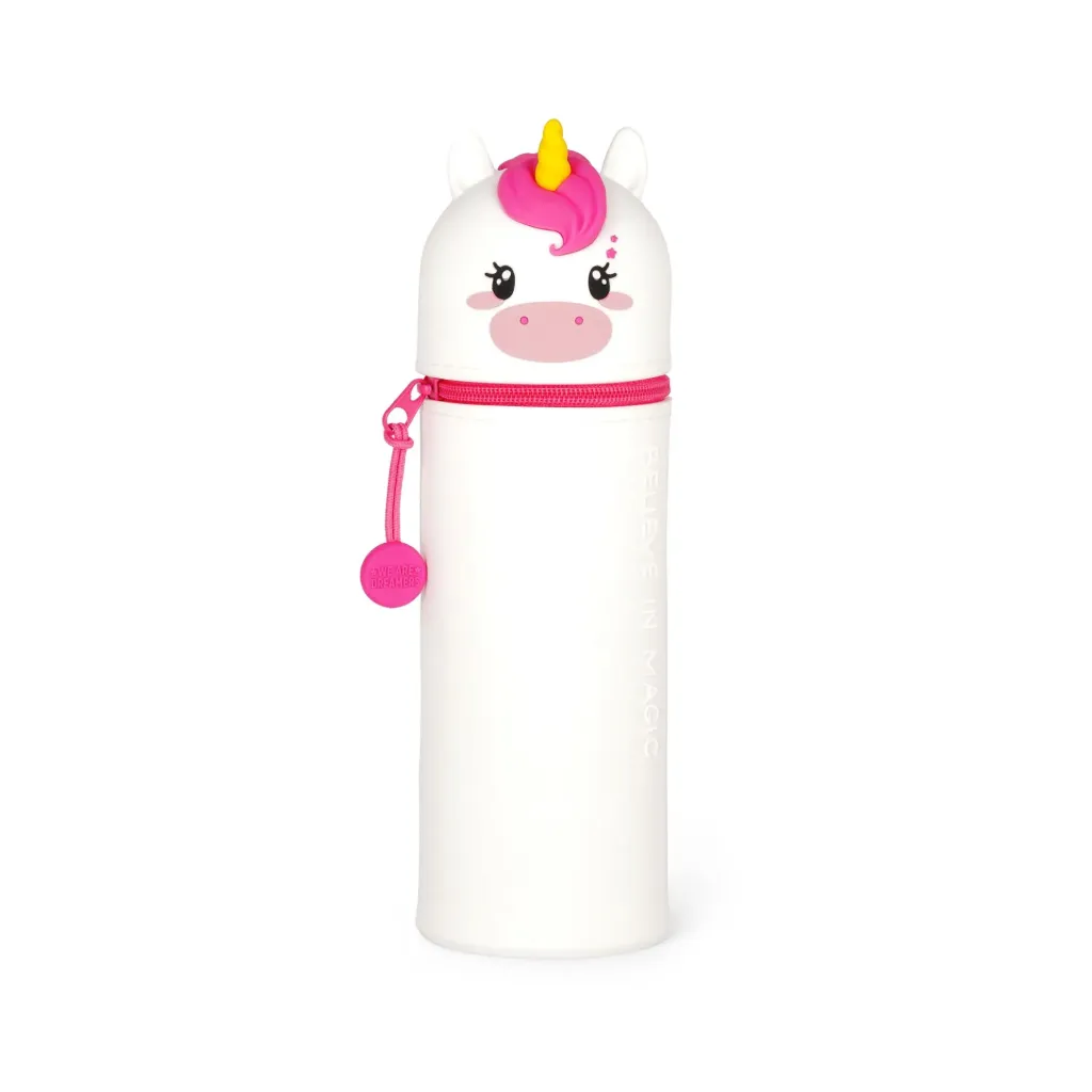 Trousse 2 en 1 Silicone Kawaii Licorne