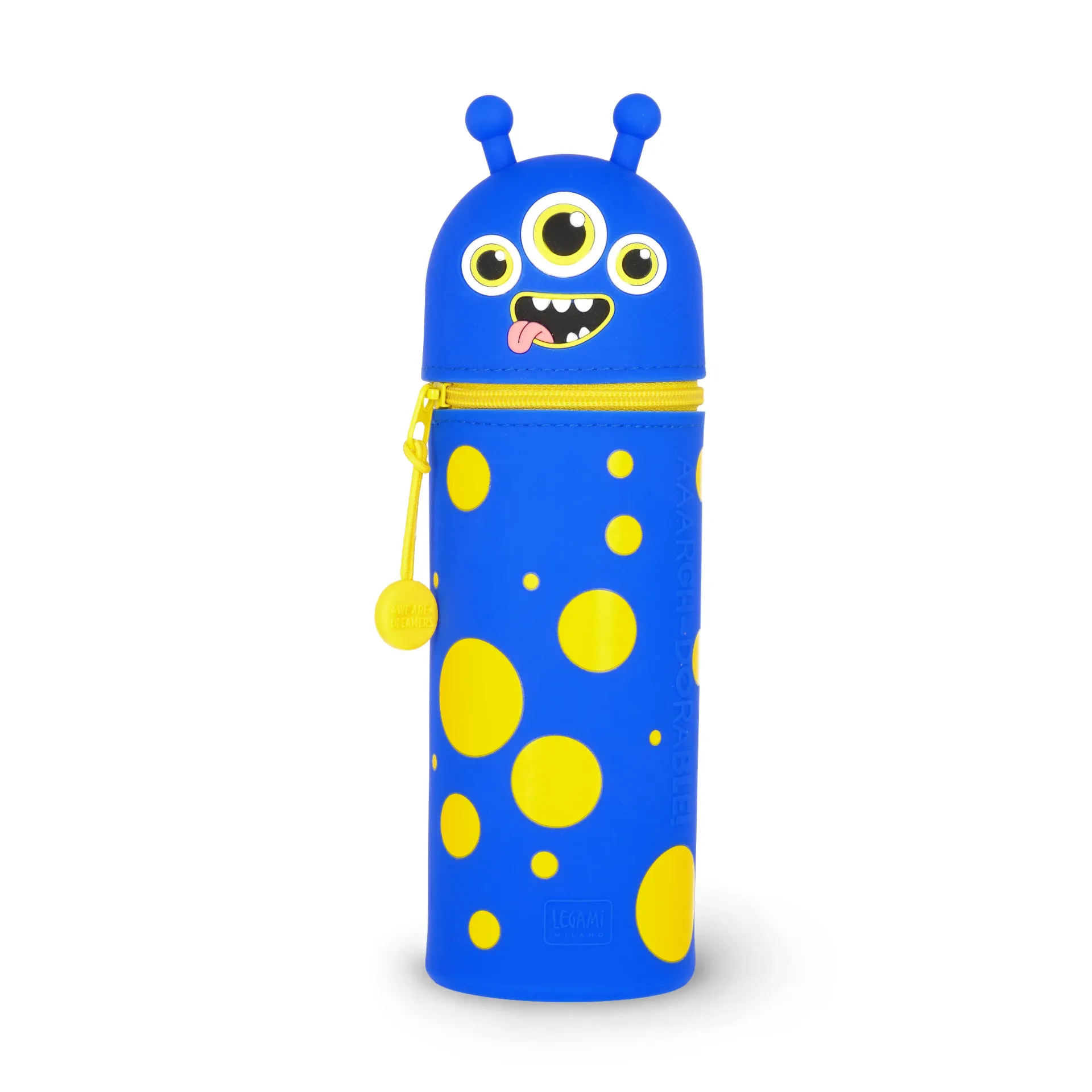 Trousse 2 en 1 Silicone Kawaii Monstre