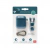 AIR 'N GO - CASE AND CORD SET FOR AIRPODS - PETROL - FOR AIRPODS 1 & 2